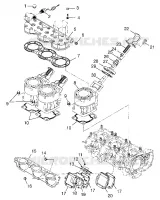 CYLINDER,HEAD   EXHAUST VALVES