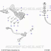 BRAKES, BRAKE PEDAL AND MASTER CYLINDER