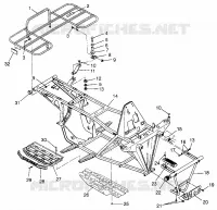 BUMPER / RACKS MOUNTING TRAIL BOSS W97AA25C (4940574057A007)
