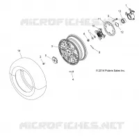 WHEELS, FRONT AND HUB