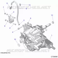 DRIVE TRAIN, MAIN GEARCASE MOUNTING