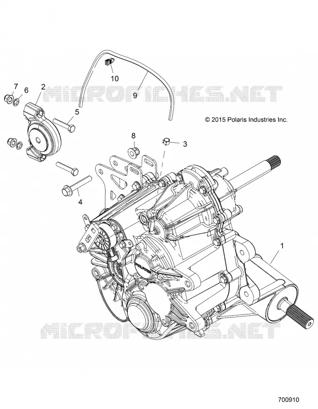 DRIVE TRAIN, MAIN GEARCASE MOUNTING