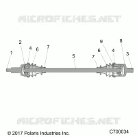 DRIVE TRAIN, FRONT HALF SHAFT