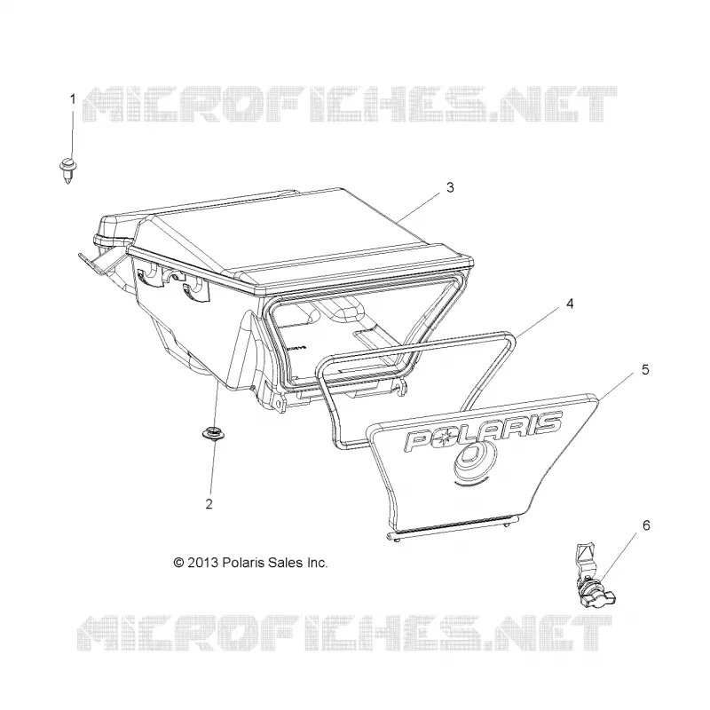 STORAGE BOX, REAR