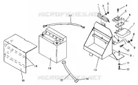 BATTERY BOX ASSEMBLY RXL 0940768 (4925062506035A)