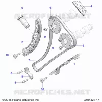 CAM CHAIN AND SPROCKET