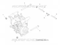 DRIVE TRAIN, GEARCASE MOUNTING, REAR