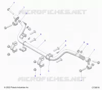 SUSPENSION, REAR, STABILIZER BAR