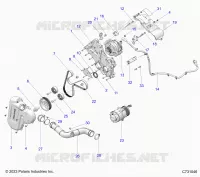 ENGINE, ALTERNATOR