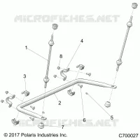 SUSPENSION, REAR STABILIZER BAR