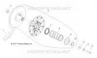 DRIVE TRAIN, SECONDARY CLUTCH