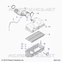 ENGINE, AIR INTAKE