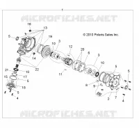 DRIVE TRAIN, FRONT GEARCASE