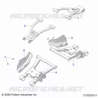 REAR SUSPENSION CONTROL ARMS