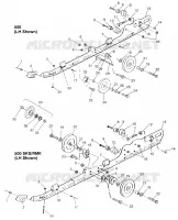 RAIL MOUNTING (SUSPENSION) 500 0972764,  EUROPEAN 500 E972764, 500 SKS 0972 (4938393839C002)