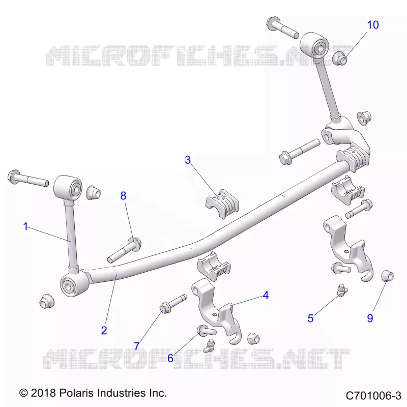 SUSPENSION, FRONT STABILIZER BAR- Z21NAM99AG (C701006-3)