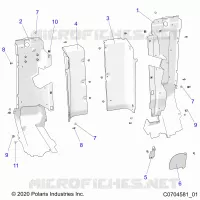 REAR BODYWORK CLOSEOFF, SIDE PANELS