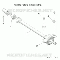 DRIVE TRAIN, MID PROP SHAFT