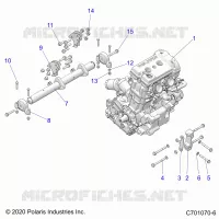 ENGINE, MOUNTING