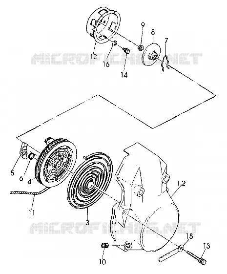 RECOIL STARTER  440 XCR (4921352135039A)