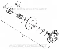 DRIVEN CLUTCH LITE GT 0973133 AND EUROPEAN LITE GT E973133 (4938253825B012)