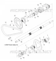 DRIVE TRAIN, REAR AXLE   HOUSING