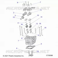 ENGINE, CYLINDER HEAD, CAMS AND VALVES