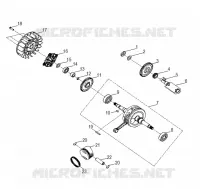 ENGINE, CRANKSHAFT AND PISTON