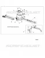 FRONT BRAKE BRAKE LEVER AND MASTER CYLINDER