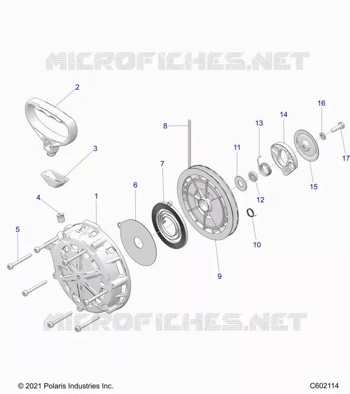 ENGINE, RECOIL STARTER