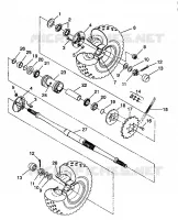 REAR WHEEL DRIVE ASSEMBLY 6X6 350L W938739 (4924062406036A)