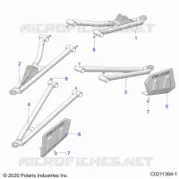 FRONT SUSPENSION A-ARMS