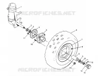 FRONT WHEEL ASSEMBLY TRAIL BOSS W948527 (4926822682B001)