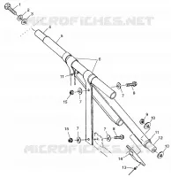 FRONT TORQUE ARM 500 EFI 0973774 (4938423842B011)