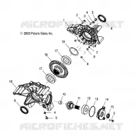 REAR GEARCASE