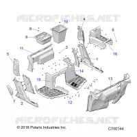 FRONT FLOOR & ROCKERS- R19RSU99A9/AD/B9/BD (C700144)