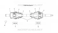 DRIVE SHAFT, FRONT