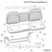 SEAT ASM. REAR
