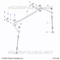 SUSPENSION, REAR STABILIZER BAR