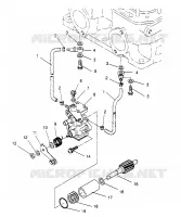OIL PUMP ASSEMBLY 500 CARB 0962764, 500 CARB SKS 0962564,  500 CARB SKS E96 (4931873187D004)