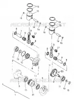 PISTON   CRANKSHAFT  440 XCR (4921352135037A)
