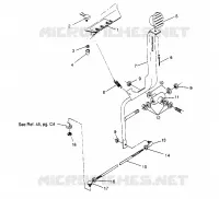 SHIFT LINKAGE ASSEMBLY SPORT 400L W948540 (4927232723C002)