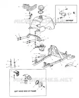 FUEL TANK AND CARBURETOR MOUNTING