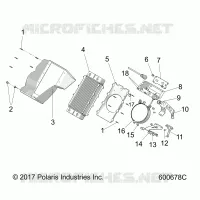 ENGINE, COOLING SYSTEM, RADIATOR/SHROUD