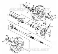 REAR WHEEL DRIVE ASSEMBLY TRAIL BOSS W938527 (4924072407025A)