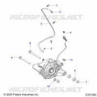 DRIVE TRAIN, FRONT GEARCASE MOUNTING