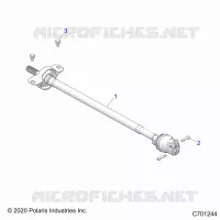 DRIVE TRAIN, FRONT PROP SHAFT