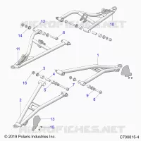 FRONT SUSPENSION CONTROL ARMS