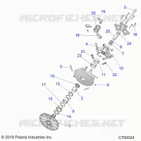DRIVE TRAIN, PRIMARY CLUTCH