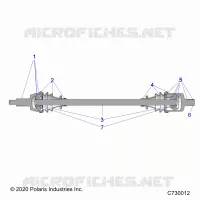 DRIVE TRAIN, FRONT HALF SHAFT